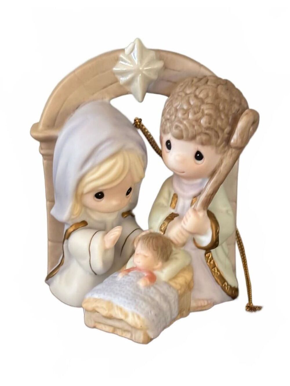 Precious Moments Unto Us A Child Is Born 111019 Nativity Ornament 2010